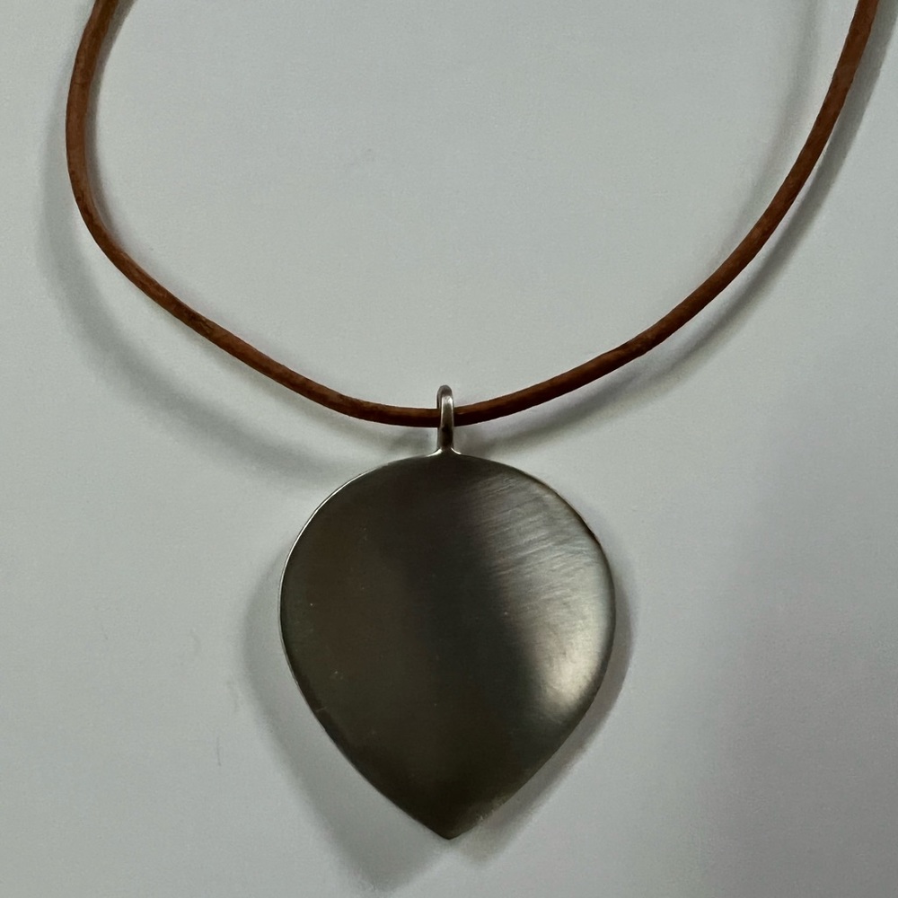 Me & Ro Large Lotus Necklace on 16” Cord